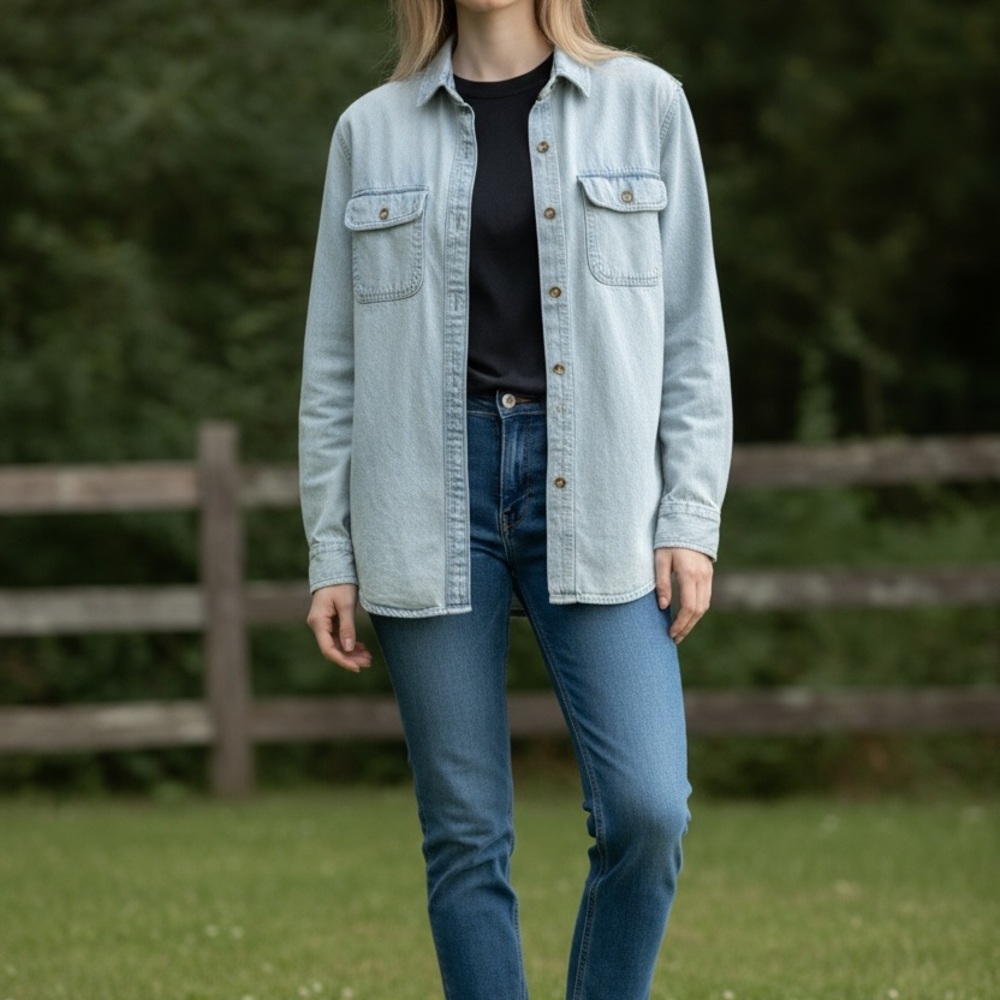 Old Navy Light Blue Jean Jacket